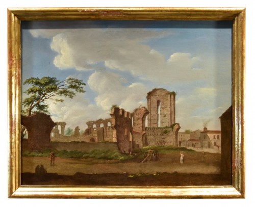 Giacomo Van Lint (1723 - 1790), View Of The Roman Forum