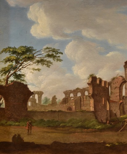 Paintings & Drawings  - Giacomo Van Lint (1723 - 1790), View Of The Roman Forum