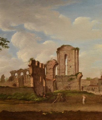 Giacomo Van Lint (1723 - 1790), View Of The Roman Forum - 