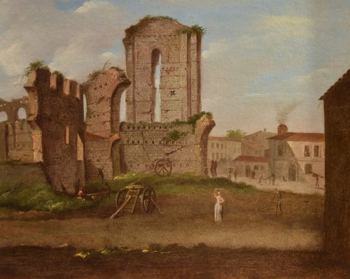 Giacomo Van Lint (1723 - 1790), View Of The Roman Forum - Louis XIV