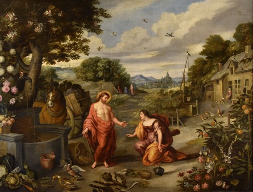 Noli Me Tangere, workshop of  Jan Brueghel The Younger (antwerp 1601–1678)