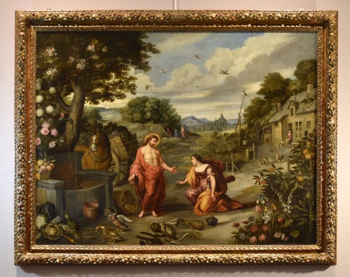 Noli Me Tangere, workshop of  Jan Brueghel The Younger (antwerp 1601–1678) - Paintings & Drawings Style Louis XIII