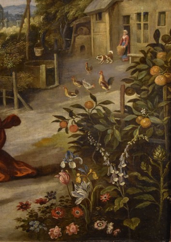 Antiquités - Noli Me Tangere, workshop of  Jan Brueghel The Younger (antwerp 1601–1678)