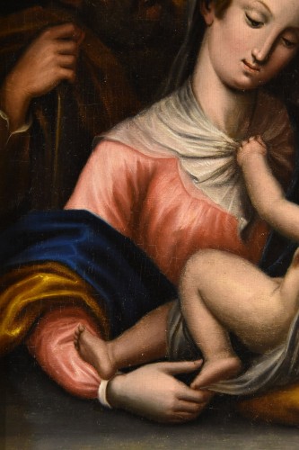 17th century - The Holy Family, Tuscan School 17th-18th Century