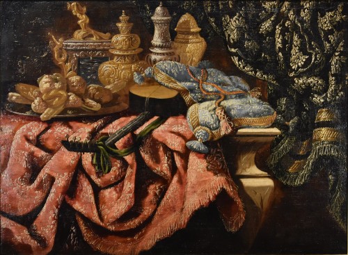 Antonio Tibaldi (C. 1633 - 1684), Still Life With Precious Objects