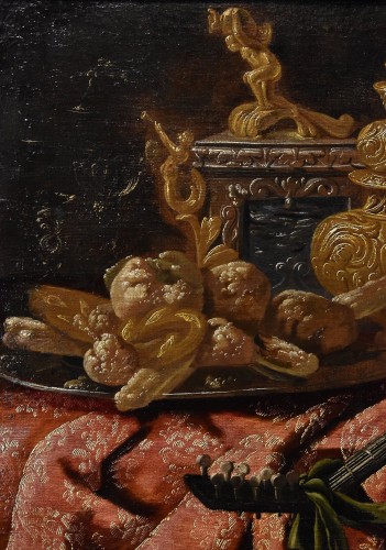 17th century - Antonio Tibaldi (C. 1633 - 1684), Still Life With Precious Objects