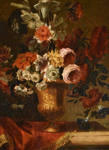Still Life With Flowers, 17th-century Flemish School - 