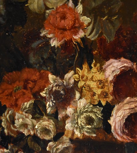 Antiquités - Still Life With Flowers, 17th-century Flemish School