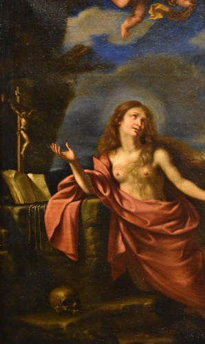 Tableaux et dessins Tableaux XVIIe siècle - Marie Madeleine, Ateler de Il Guercino (1591 - 1666)