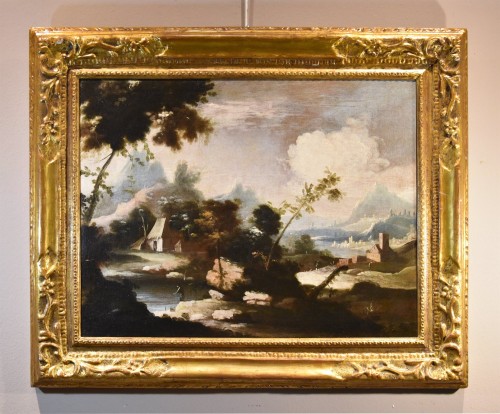 Paysages arcadiens avec personnages - Antichità Castelbarco