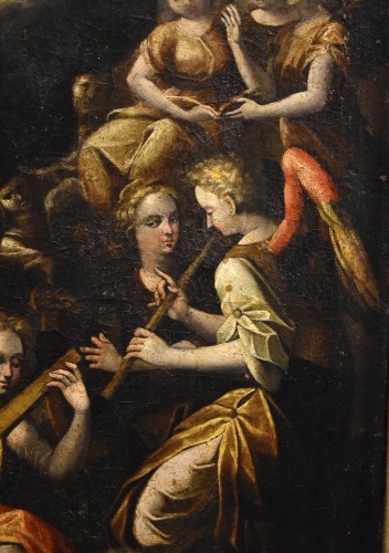 Assomption de la Vierge, la Trinité et concert d'anges, Guglielmo Caccia (1568-1625) - Louis XIII