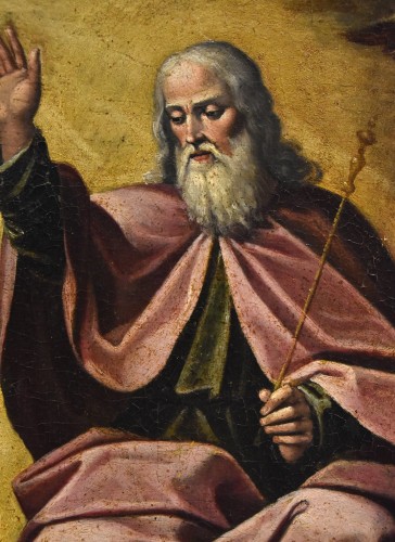 Antiquités - Assomption de la Vierge, la Trinité et concert d'anges, Guglielmo Caccia (1568-1625)