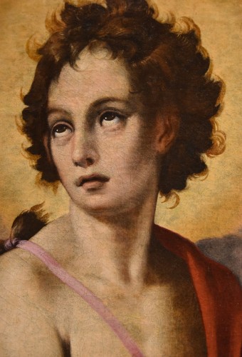 Antiquités - Saint Jean-Baptiste, Peintre florentin XVIe-XVIIe siècle