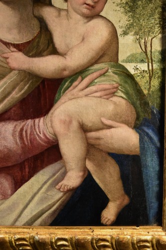 Madone à l'Enfant, École toscane (florentine) du XVIe siècle - Louis XIII