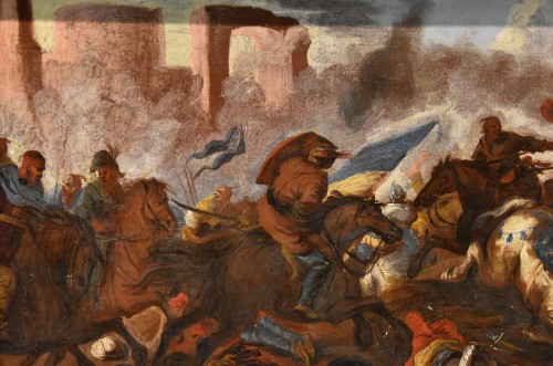 Battle Between Cavalry, Antonio Calza (, 1653 – 1725) - 