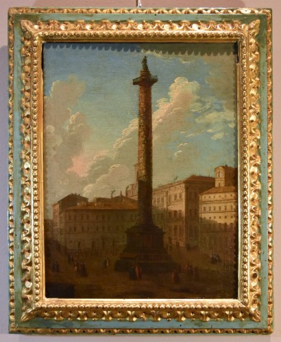 Tableaux et dessins Tableaux XVIIIe siècle - Paire de vues de Rome, Antonio Joli (1700 – 1777)