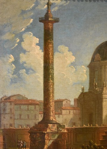 Paire de vues de Rome, Antonio Joli (1700 – 1777) - Louis XIV