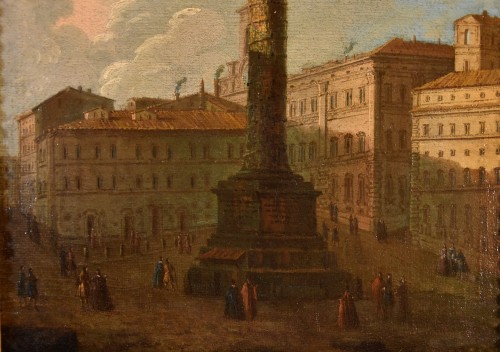 Antiquités - Paire de vues de Rome, Antonio Joli (1700 – 1777)