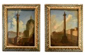 Paire de vues de Rome, Antonio Joli (1700 – 1777)