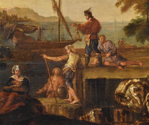 Paysage côtier avec ruines Jacob de Heush (1657 – 1701) - Louis XIV