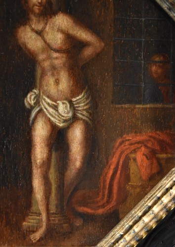 Christ At The Column, Lombard School Of The 1500s - Louis XIII
