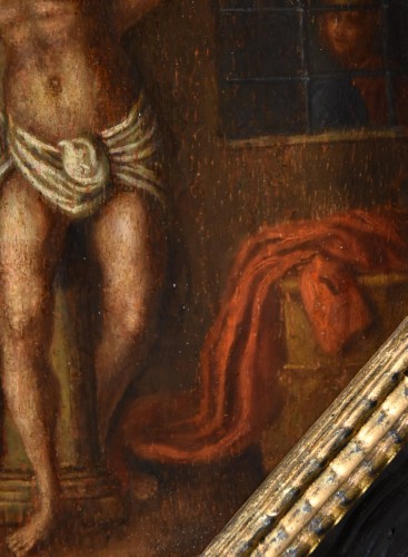 Louis XIII - Christ At The Column, Lombard School Of The 1500s