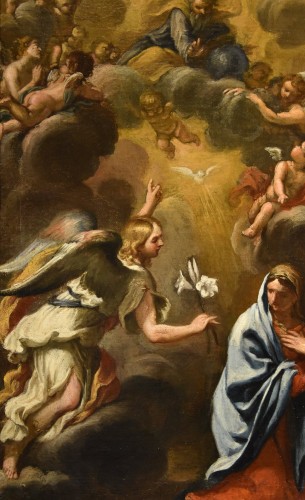 Tableaux et dessins Tableaux XVIIe siècle - Annonciation, école italienne du 17e siècle