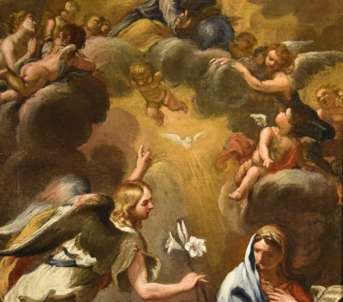 Annonciation, école italienne du 17e siècle - Louis XIII
