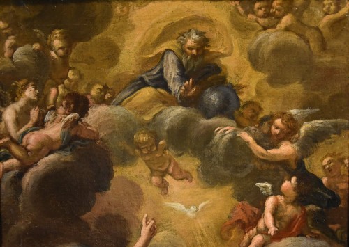 Antiquités - Annonciation, école italienne du 17e siècle