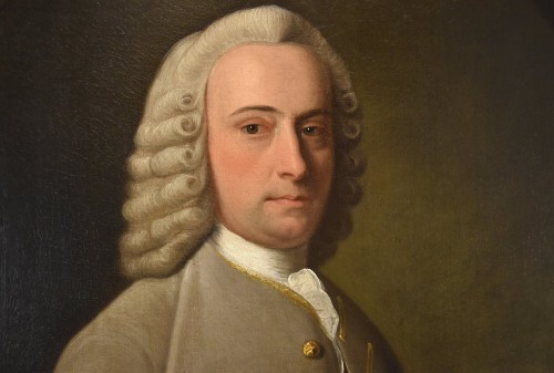 Louis XV - Portrait Of William Murray, French school of the 18th century
