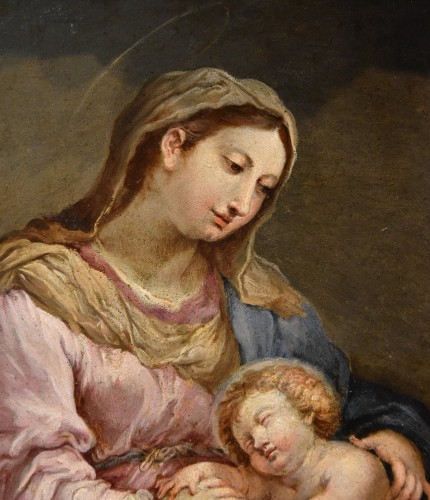 17th century - Madonna And Child, circle of Sebastiano Conca