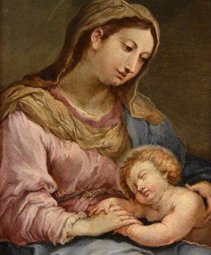 Antiquités - Madonna And Child, circle of Sebastiano Conca