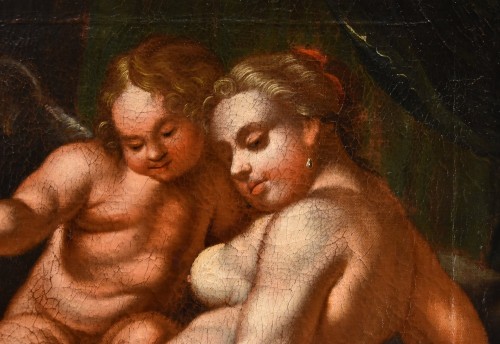 Vénus et Cupidon, Peintre vénitien du XVIIe-XVIIIe siècle - Louis XIV