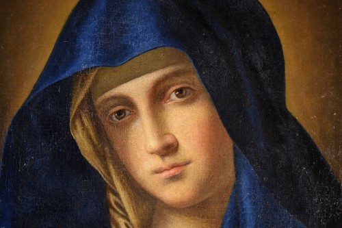 Madone en prière, Italie seconde moitié du XVIIe siècle - Louis XIV