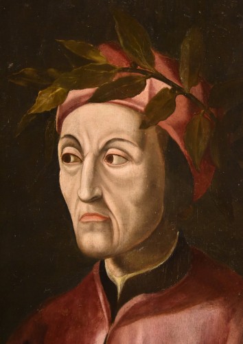 Paintings & Drawings  - Portrait Of Dante Alighieri, workshop of Cristofano Di Papi Dell&#039;altissimo (1525-1605)