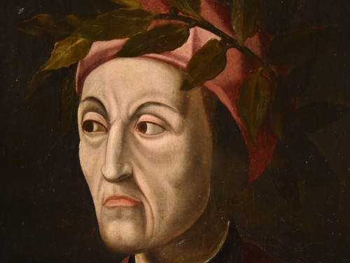 <= 16th century - Portrait Of Dante Alighieri, workshop of Cristofano Di Papi Dell&#039;altissimo (1525-1605)
