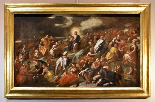 Multiplication Of The Loaves, Angelo Solimena (1629-1716) - Paintings & Drawings Style Louis XIV