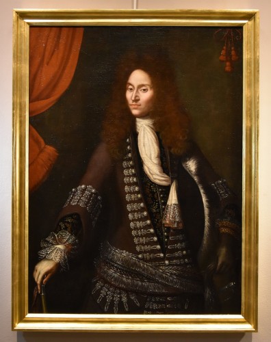Portrait Of A Gentleman, John Michael Wright (1617 - 1694) - Paintings & Drawings Style Louis XIII