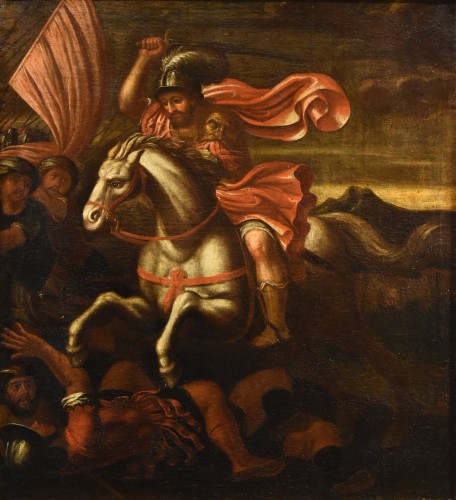 Saint Jacques combattant, école italienne du 17e siècle