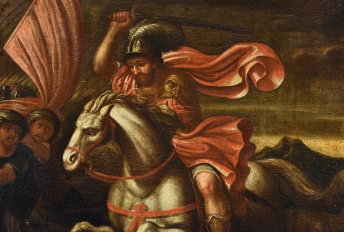 Paintings & Drawings  - Saint James Defeating The Moors In Battle, Italian school of the 17th century