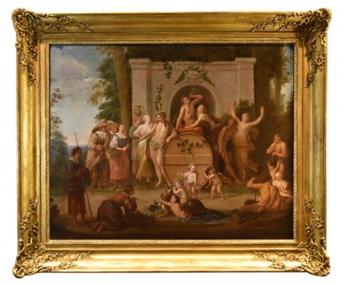 Triumph Of Bacchus, Flemish school of the 18th century