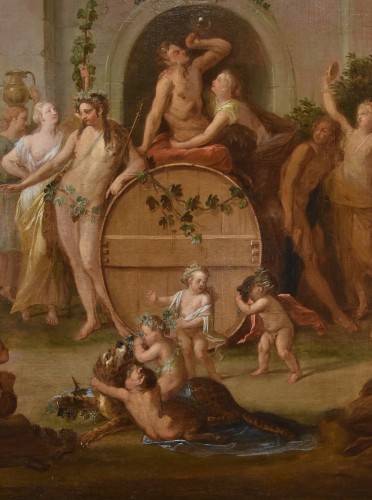 Triumph Of Bacchus, Flemish school of the 18th century - 