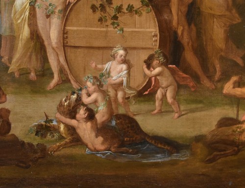 18th century - Triumph Of Bacchus, Flemish school of the 18th century