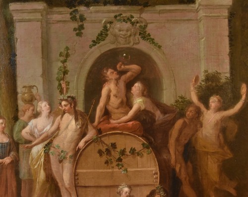 Triumph Of Bacchus, Flemish school of the 18th century - Louis XIV
