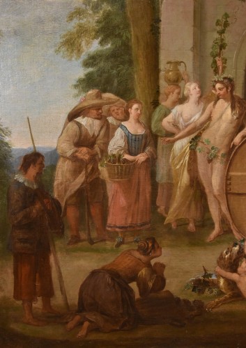 Louis XIV - Triumph Of Bacchus, Flemish school of the 18th century