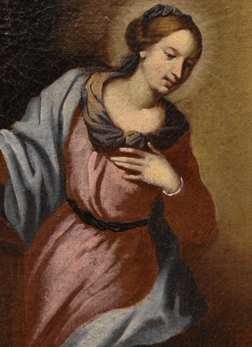 XVIIe siècle - L'Annonciation, École toscane XVIIe siècle