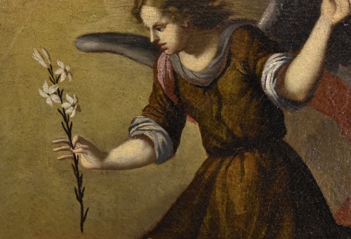 Louis XIII - L'Annonciation, École toscane XVIIe siècle