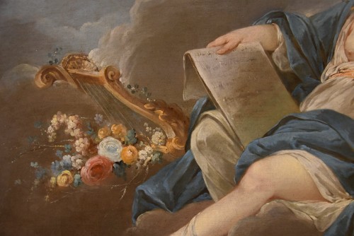 Allégorie de la Poésie, Pierre Charles Trémolières (Cholet 1703 - Paris 1739) - Louis XV
