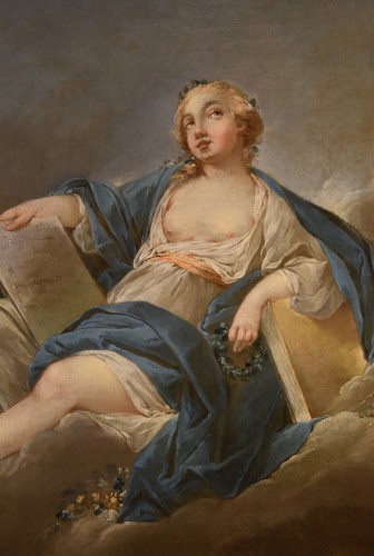 Antiquités - Allégorie de la Poésie, Pierre Charles Trémolières (Cholet 1703 - Paris 1739)