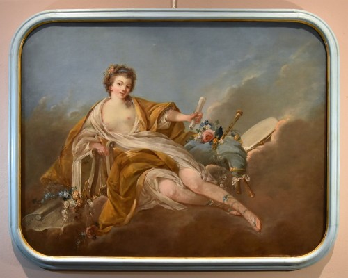 Allégorie de la Musique, Pierre Charles Trémolières (1703 -1739 - Tableaux et dessins Style Louis XV